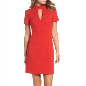 New Trina Turk Camari Choker Collar Sheath Dress - image 1